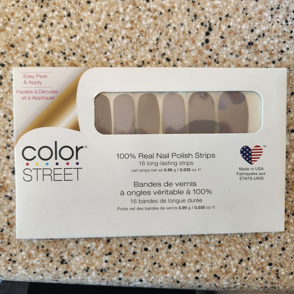 RETIRED - Color Street Real Nail Polish Strips Amazing Greige